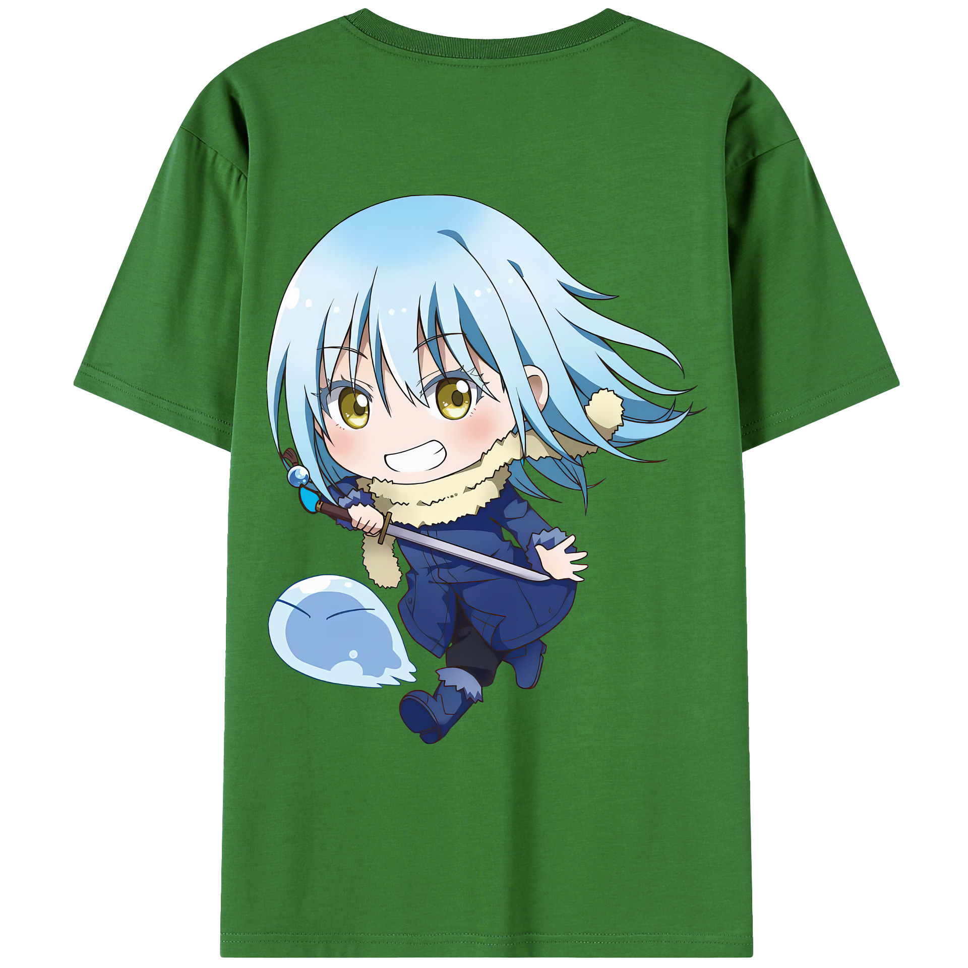 （画像用） 転スラ Regarding Reincarnated to Slime レディース半袖Tシャツ(バックプリント)